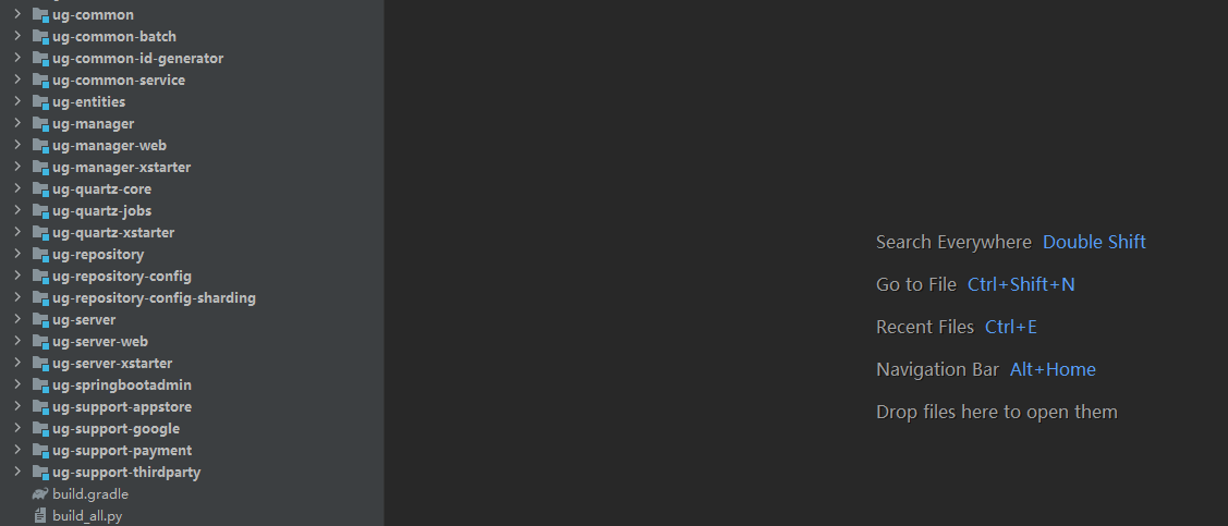 UGSDK Server端目录结构